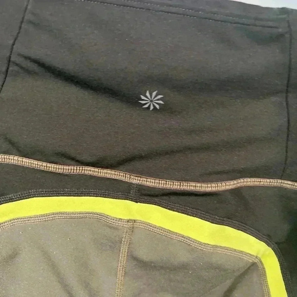 Athleta Woman’s Gray Black Yellow Leggings Size Small - Picture 4 of 10